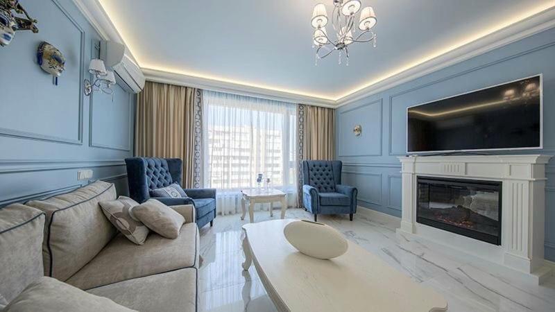 Роскошная 3К Квартира 120М2 На Набережной В Жк Obolon Residentsic Kiev Esterno foto